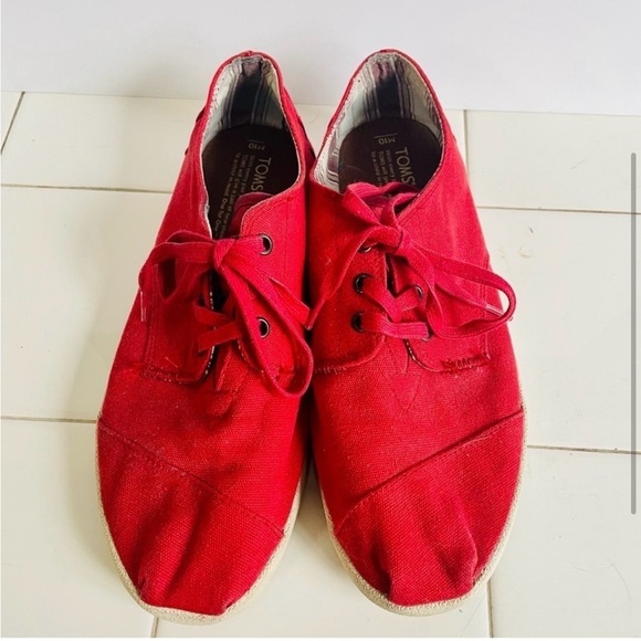 TOMS canvas sneakers men’s size 10 - Picture 2 of 5